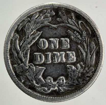 1904 US USA One Dime Silver Coin | Fine Collectable Grade