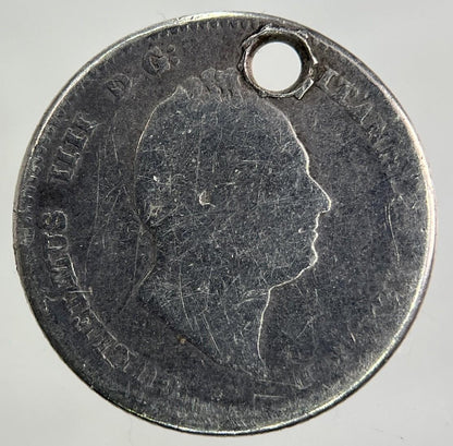 1836 William IV Groat Four-Pence Silver Coin | Collectable Grade