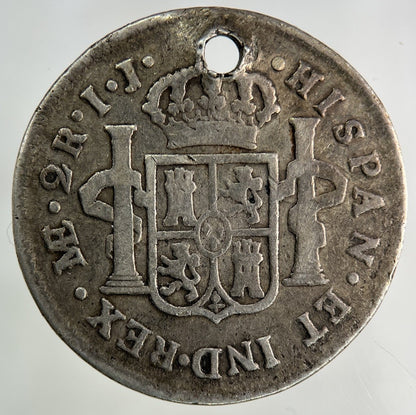 1791 Spain 2 Reales Silver Coin | Collectable Grade