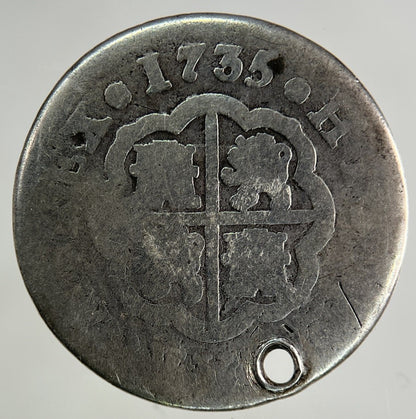 1735 Spain 1 Real Silver Coin | Collectable Grade