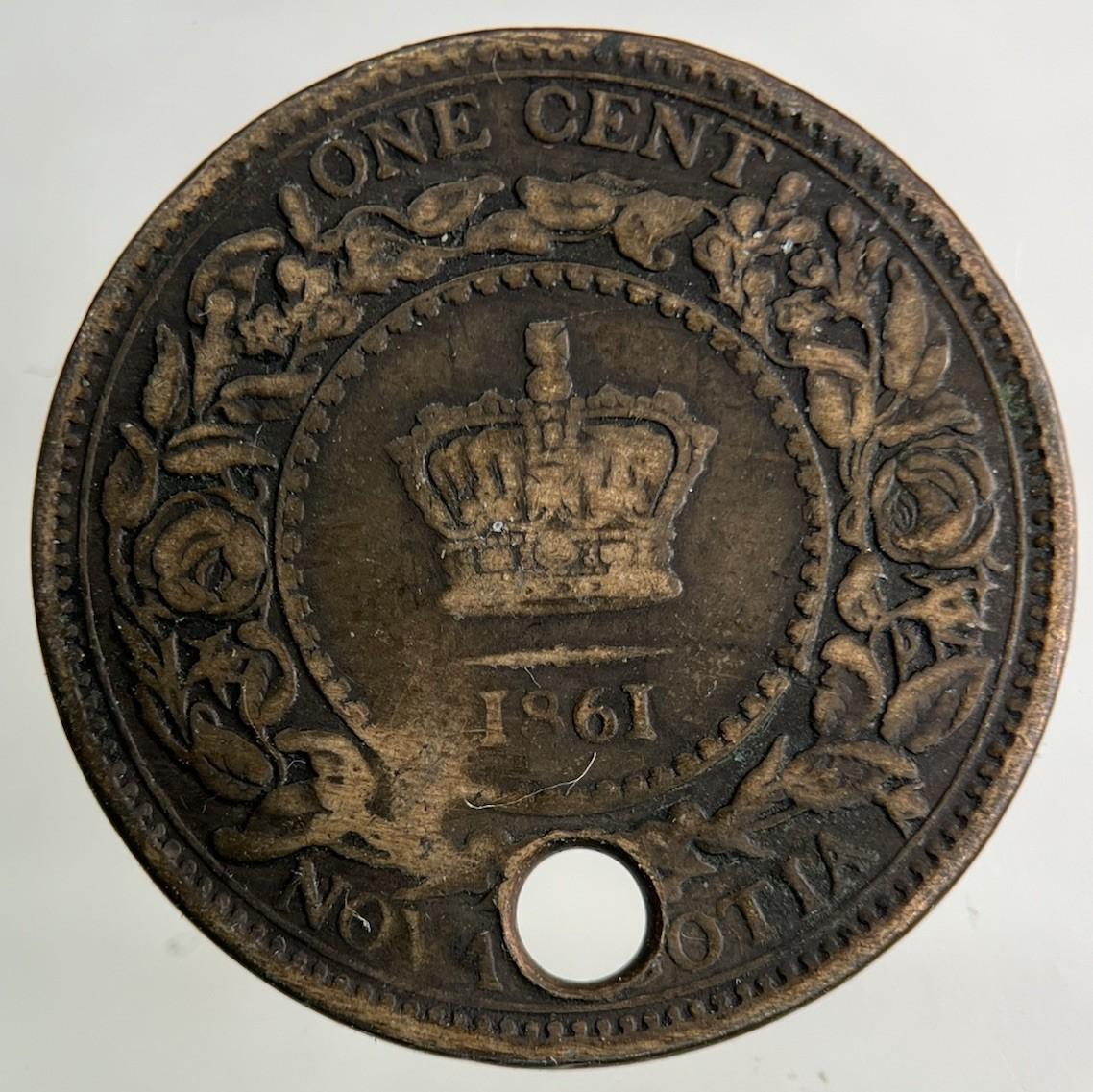 1871 Canada Nova Scotia One Cent Coin | Collectable Grade