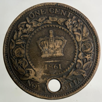 1871 Canada Nova Scotia One Cent Coin | Collectable Grade