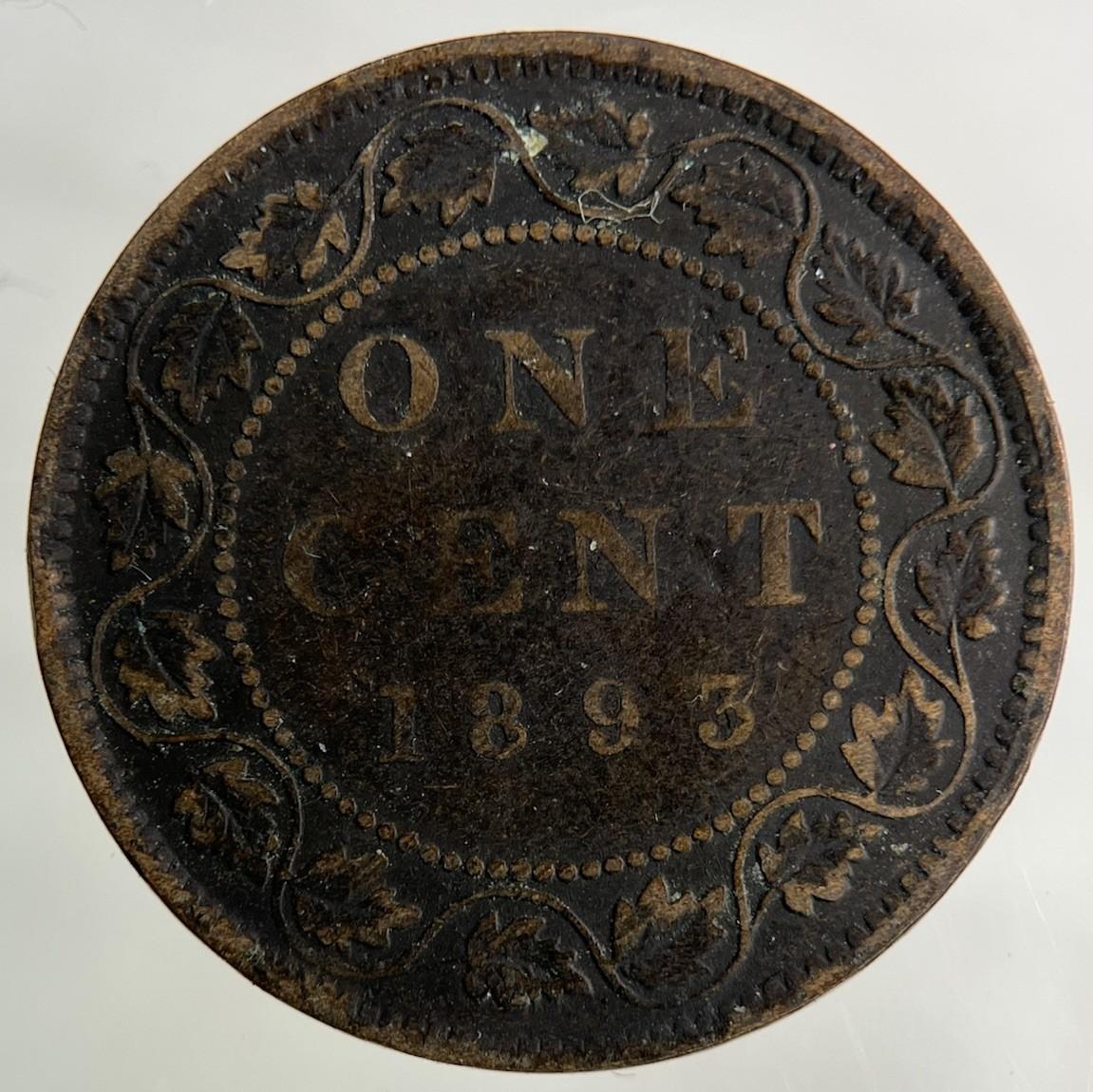 1893 Canada One Cent Coin | Collectable Grade