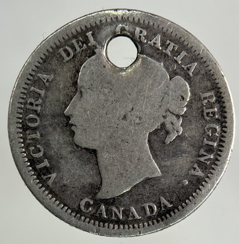 1870 Canada 5 Cents Silver Coin | Collectable Grade
