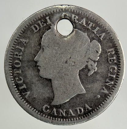 1870 Canada 5 Cents Silver Coin | Collectable Grade