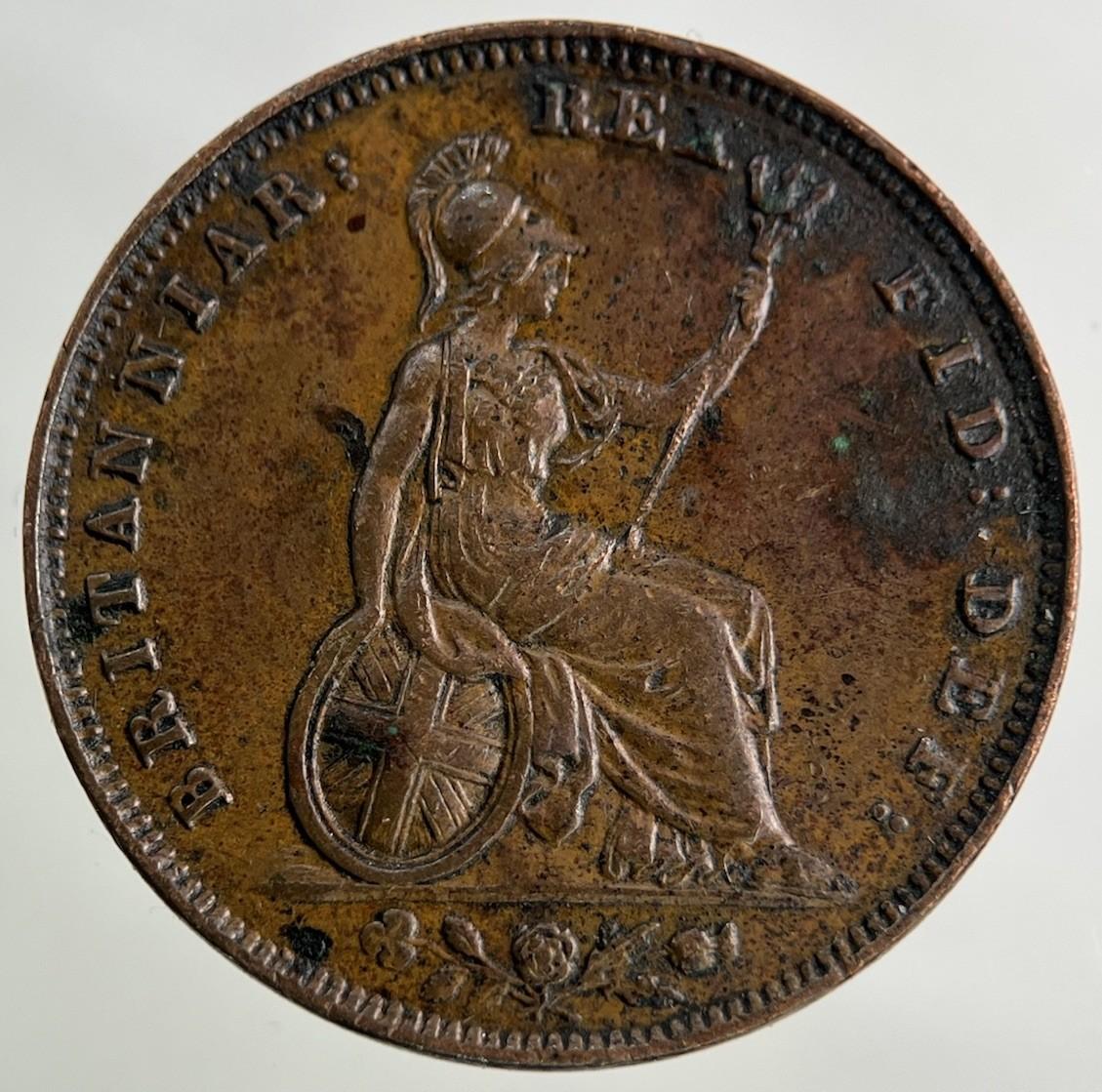1834 William IV Farthing Coin | Very High Grade