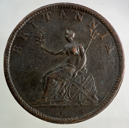 1806 George III 3rd Half-Penny Coin | Fine Collectable Grade