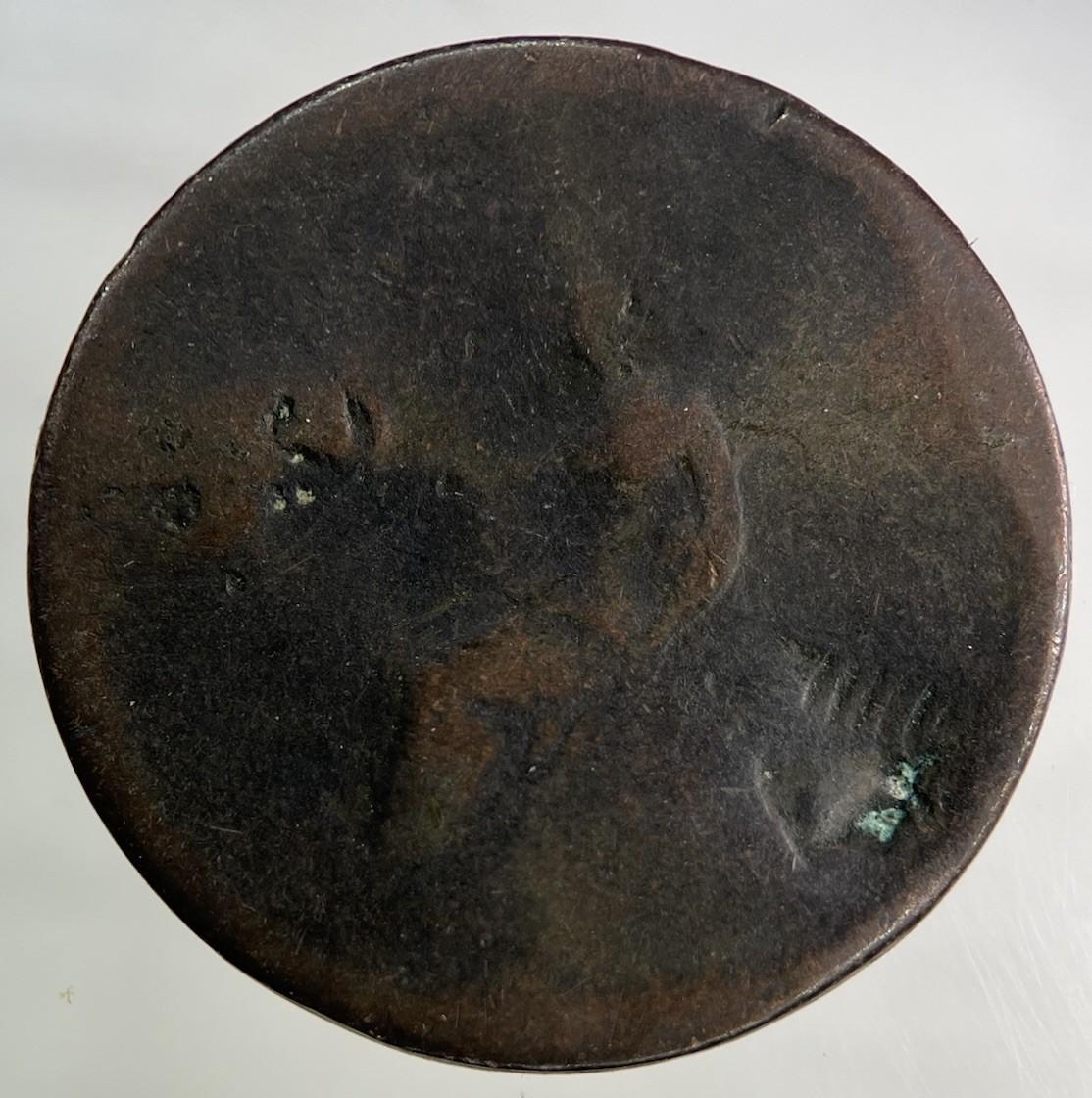 British George III 3rd Half-Penny Coin | Worn Grade