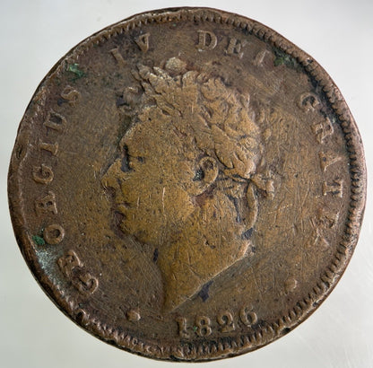 1826 George IV One Penny Coin | Collectable Grade