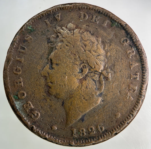 1826 George IV One Penny Coin | Collectable Grade