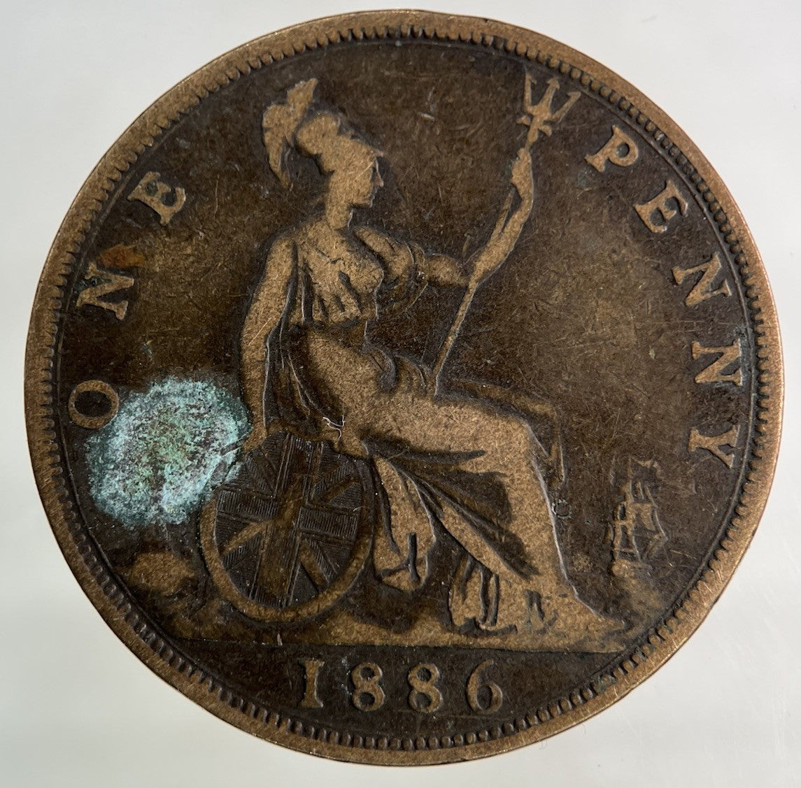 1886 Victoria One Penny Coin | Collectable Grade