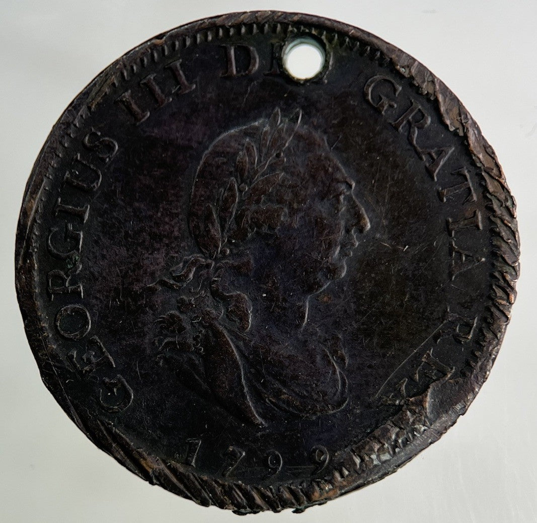 1799 George III 3rd Farthing Coin | Collectable Grade