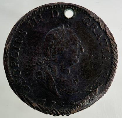 1799 George III 3rd Farthing Coin | Collectable Grade