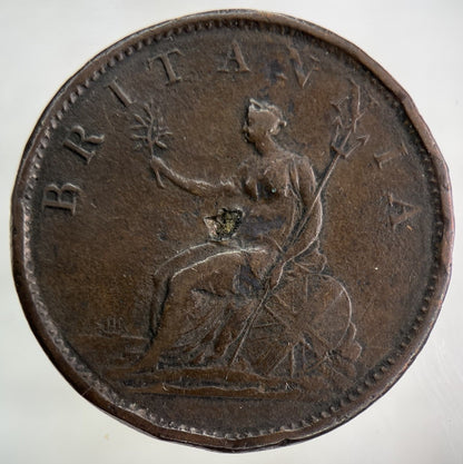 1807 George III 3rd One Penny Coin | Fine Collectable Grade