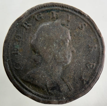 1719 George I 1st Half-Penny Coin | Collectable Grade
