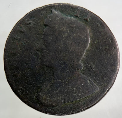 1734 George II 2nd Half-Penny Coin | Collectable Grade