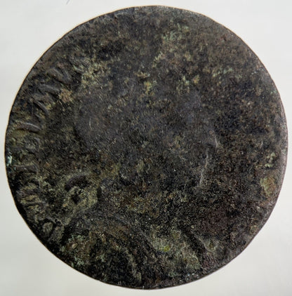 British William III 3rd Half-Penny Coin | Fair Grade