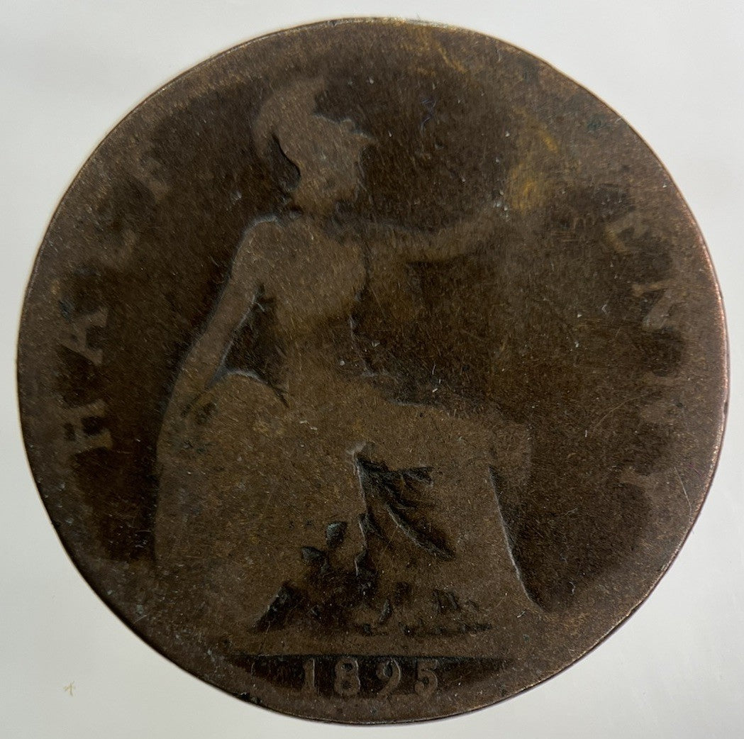 1895 Victoria Half-Penny Coin | Fair Grade