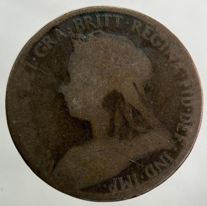 1895 Victoria Half-Penny Coin | Fair Grade