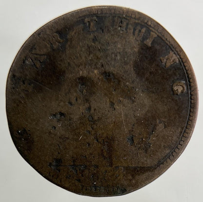 1874 Victoria Farthing Coin | Worn Grade