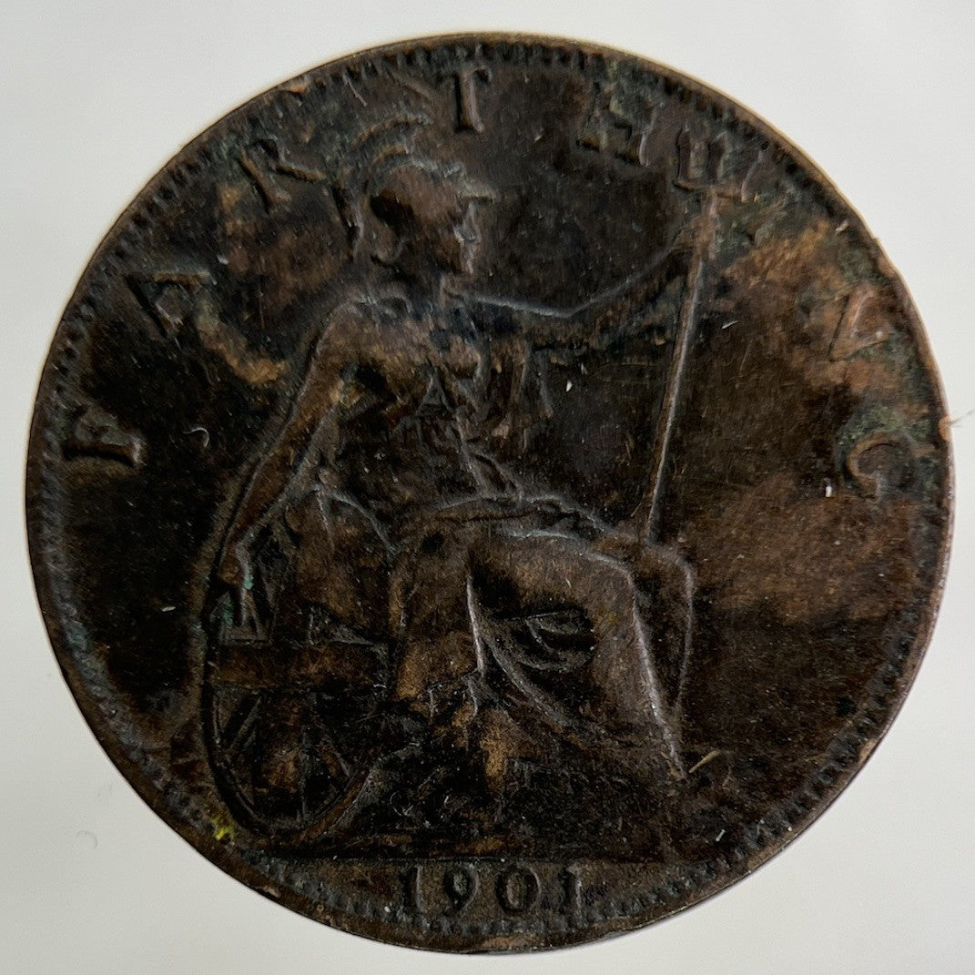 1901 Victoria Farthing Coin | Collectable Grade