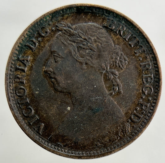 1884 Victoria Farthing Coin | Fine Collectable Grade