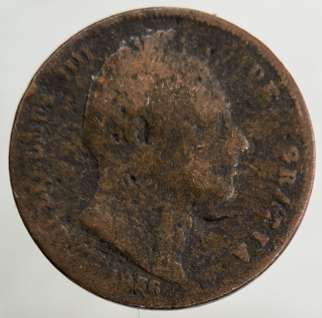 1836 William IV Farthing Coin | Fair Grade
