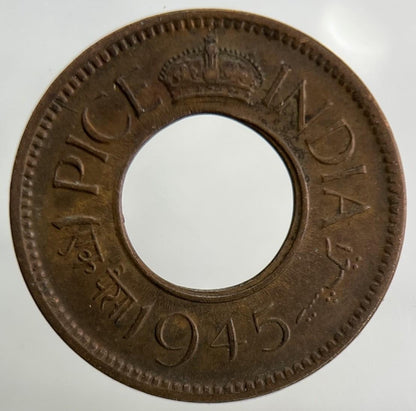 1945 India 1 Pice Coin | Fine Collectable Grade