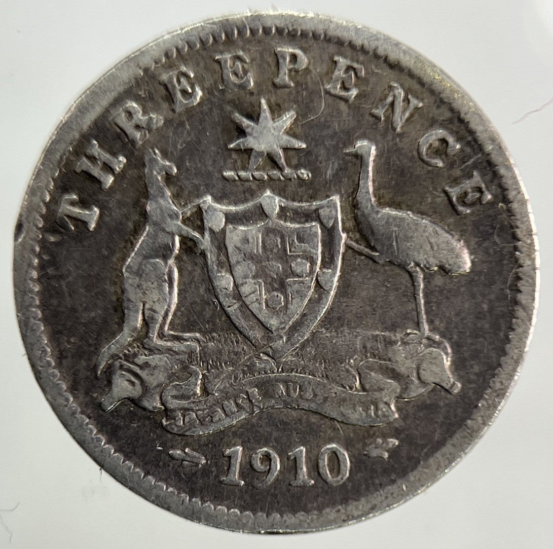 1910 Australia Threepence Silver Coin | Collectable Grade