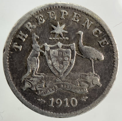 1910 Australia Threepence Silver Coin | Collectable Grade