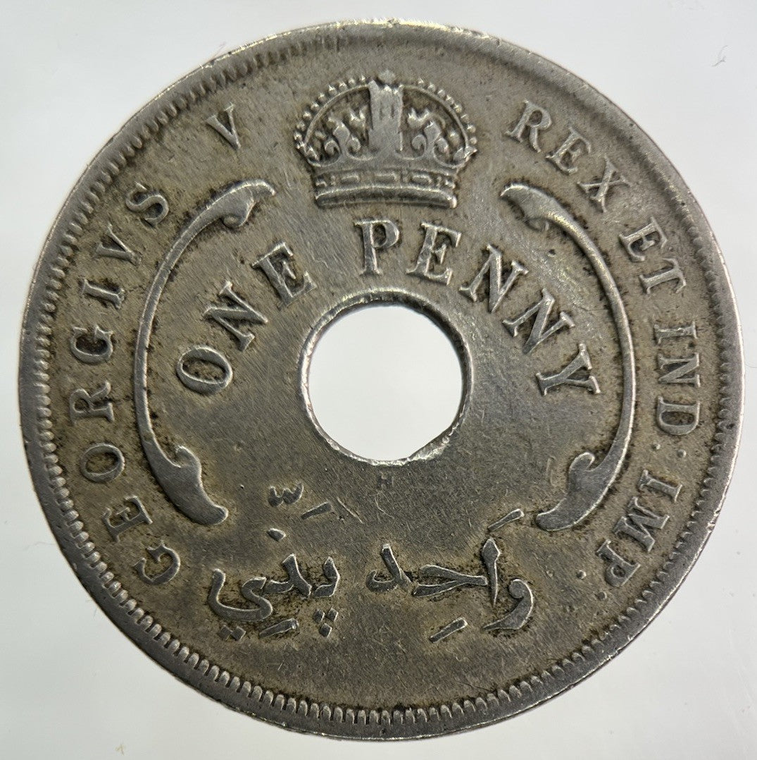 1919 West Africa One Penny Coin | Collectable Grade