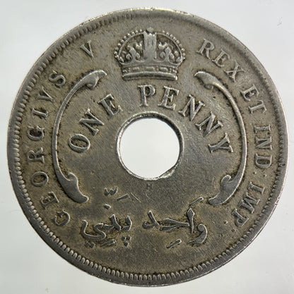 1919 West Africa One Penny Coin | Collectable Grade