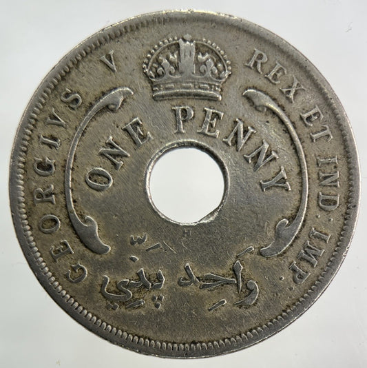 1919 West Africa One Penny Coin | Collectable Grade