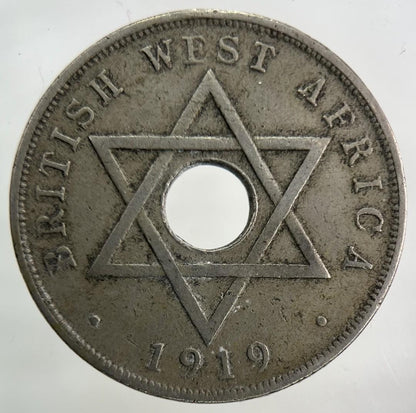 1919 West Africa One Penny Coin | Collectable Grade