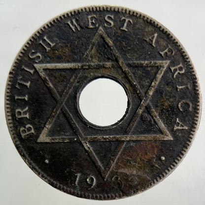 1935 West Africa Half-Penny Coin | Collectable Grade