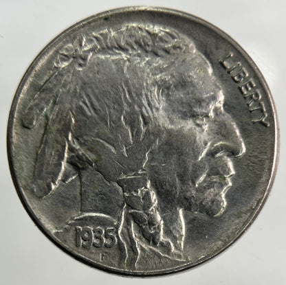 1935 US USA Buffalo Nickel 5 Cents Coin | Very High Grade