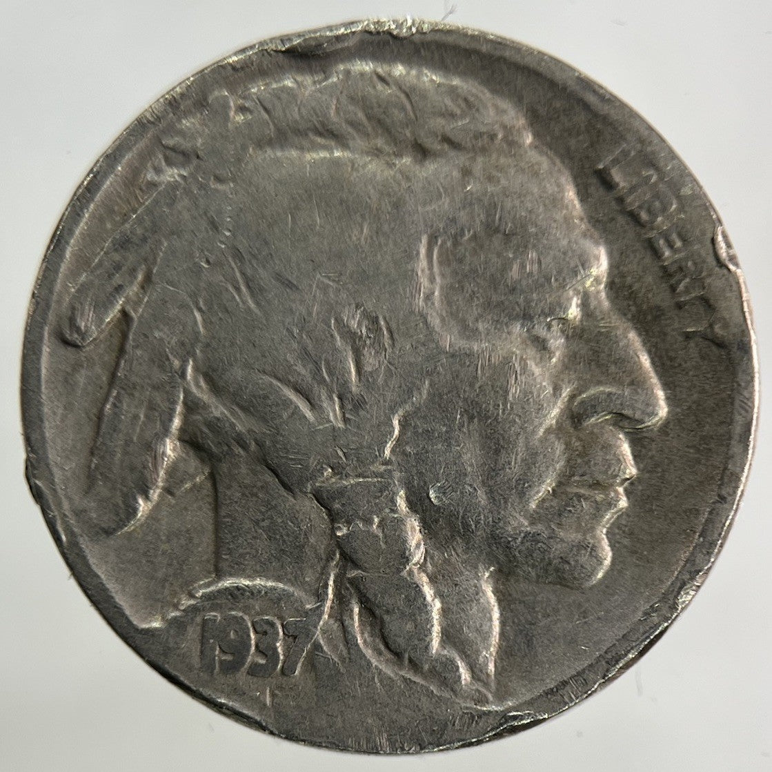 1937 US USA Buffalo Nickel 5 Cents Coin | Collectable Grade