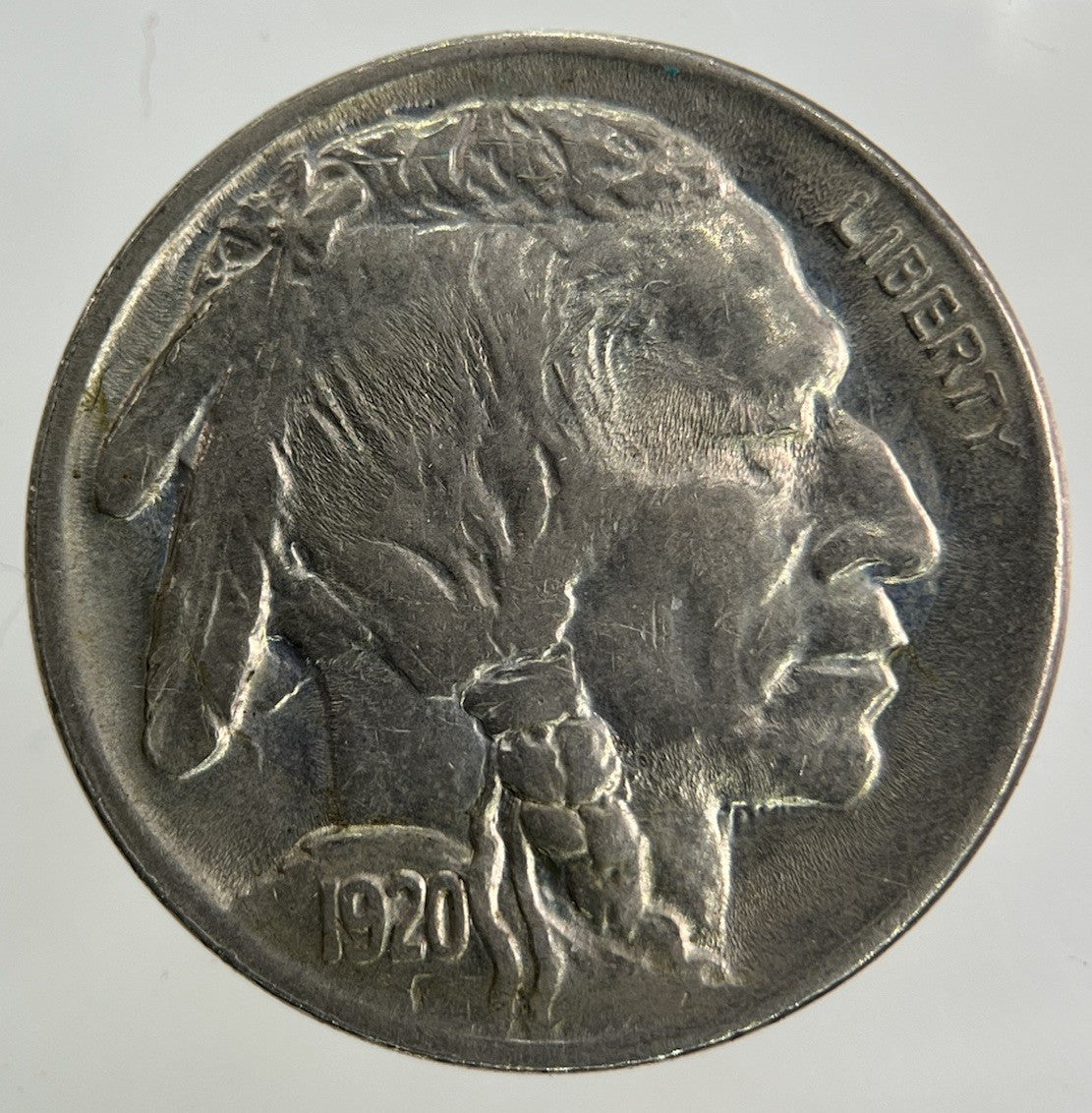 1920 US USA Buffalo Nickel 5 Cents Coin | Very High Grade
