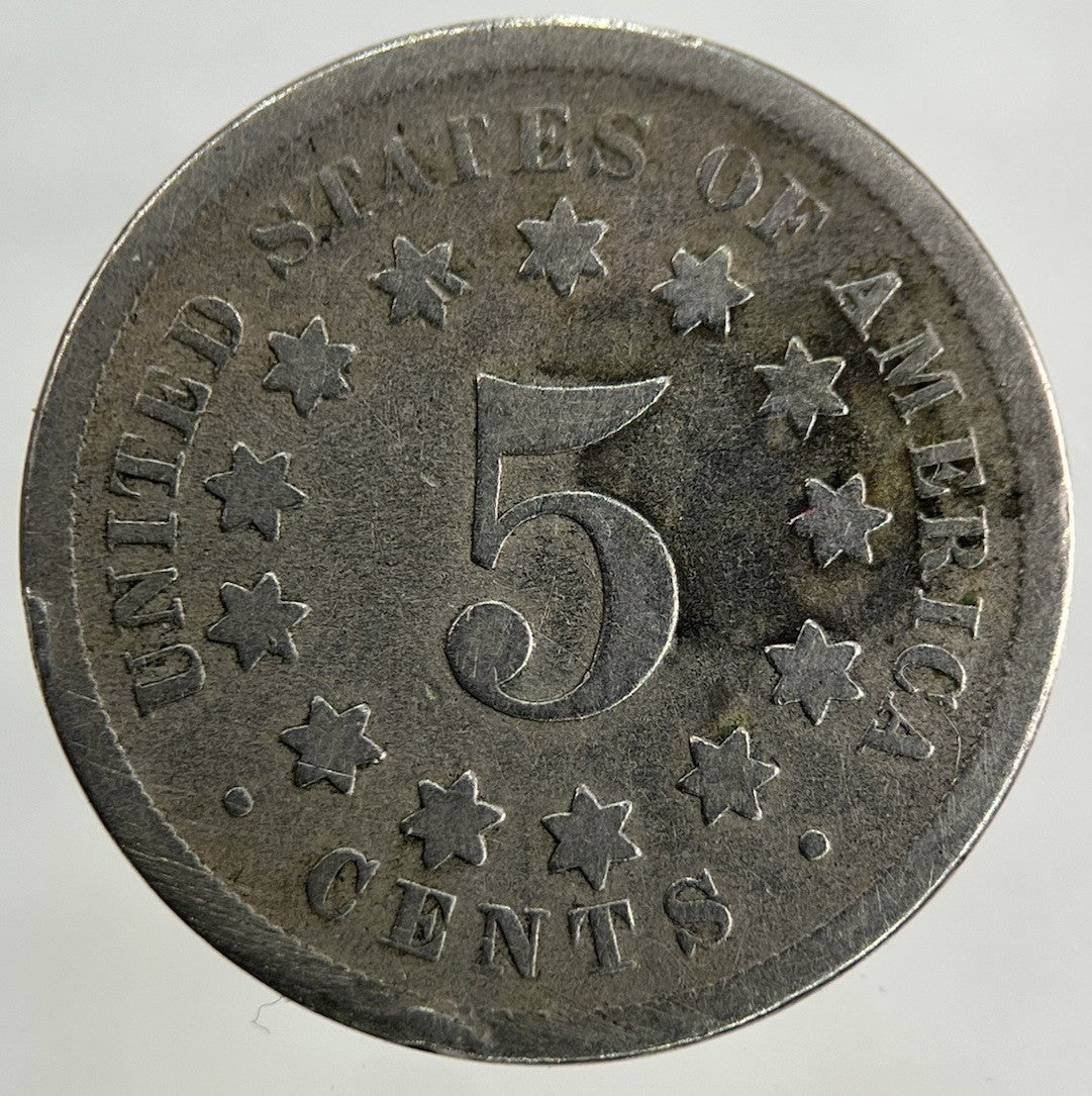 1867 US USA Shield Nickel 5 Cents Coin | Collectable Grade