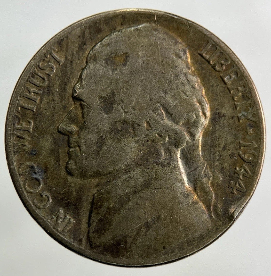 1944 US USA Silver War Nickel 5 Cents Coin | Collectable Grade