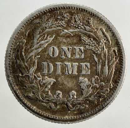 1891 US USA One Dime Silver Coin | Very High Grade