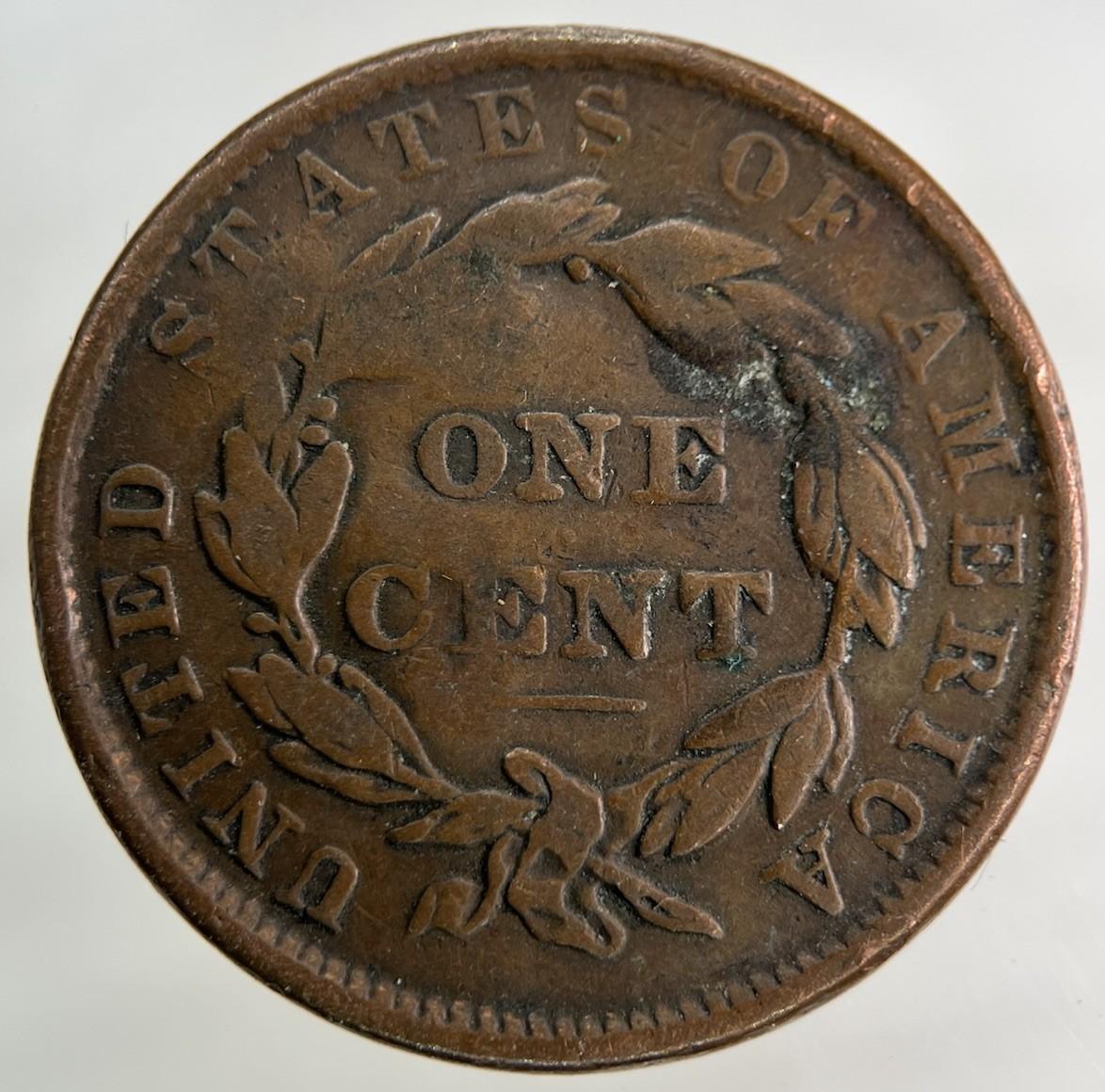 1837 Stamped US USA One Cent Coin | Collectable Grade