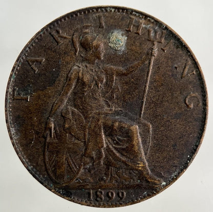 1899 Victoria Farthing Coin | Fine Collectable Grade