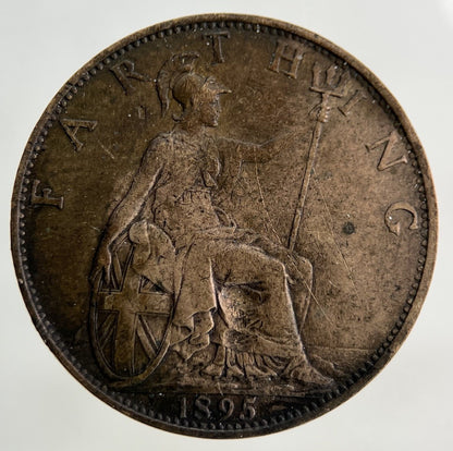 1895 Victoria Farthing Coin | Fine Collectable Grade