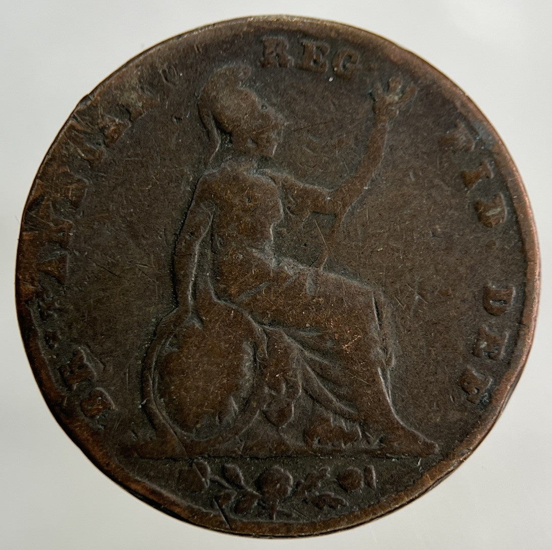 British Victoria Farthing Coin | Fair Grade