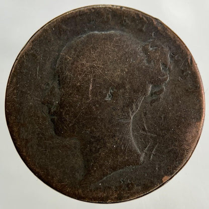 British Victoria Farthing Coin | Fair Grade