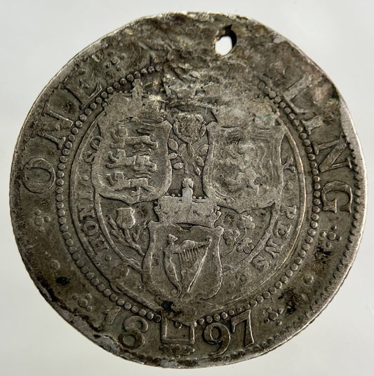 1897 Victoria Shilling Silver Coin | Collectable Grade