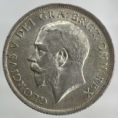 1914 George V Shilling Silver Coin | Very High Grade