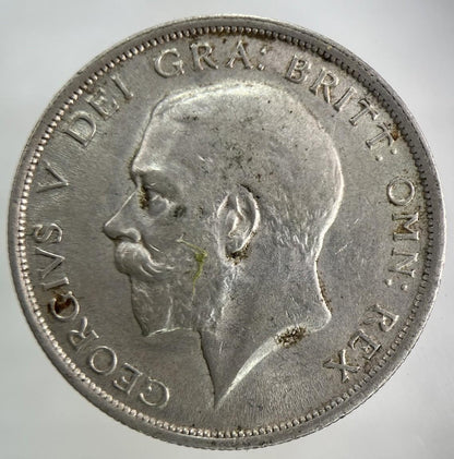 1916 George V Half-Crown Silver Coin | Very Fine Grade