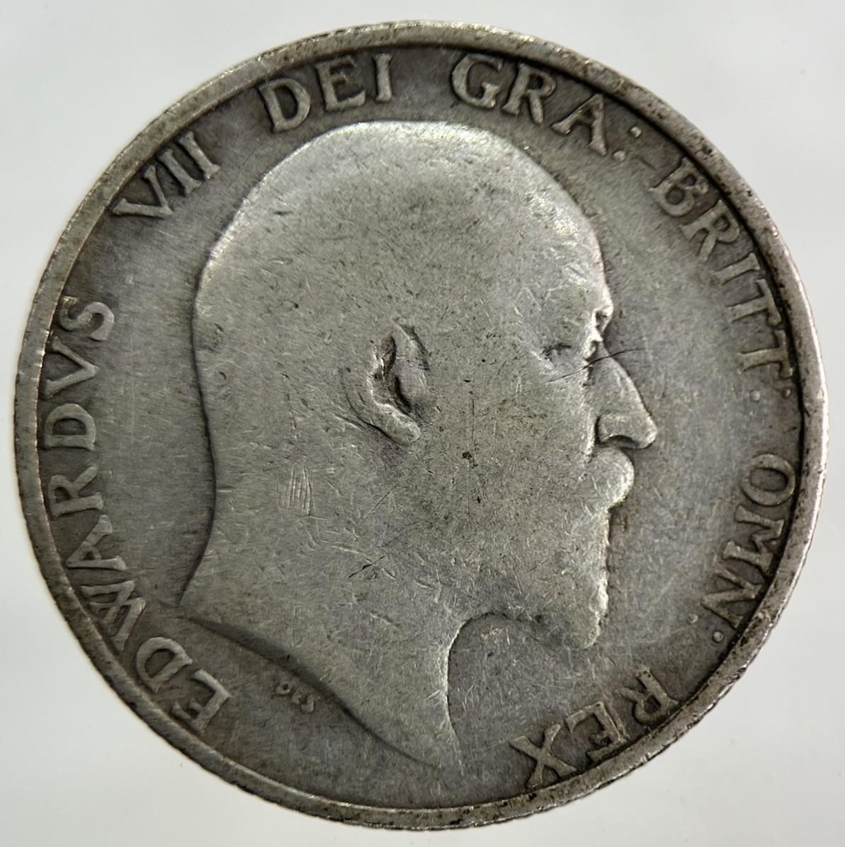 1908 Edward VII Shilling Silver Coin | Fine Collectable Grade